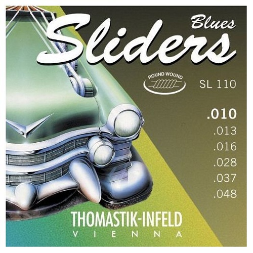 Thomastik SL110 Blues Sliders    , Med.Light, /,, 10-48