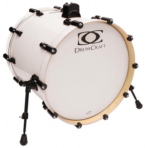 Drumcraft Series 6. - 18"x16" Pearl White Black HW